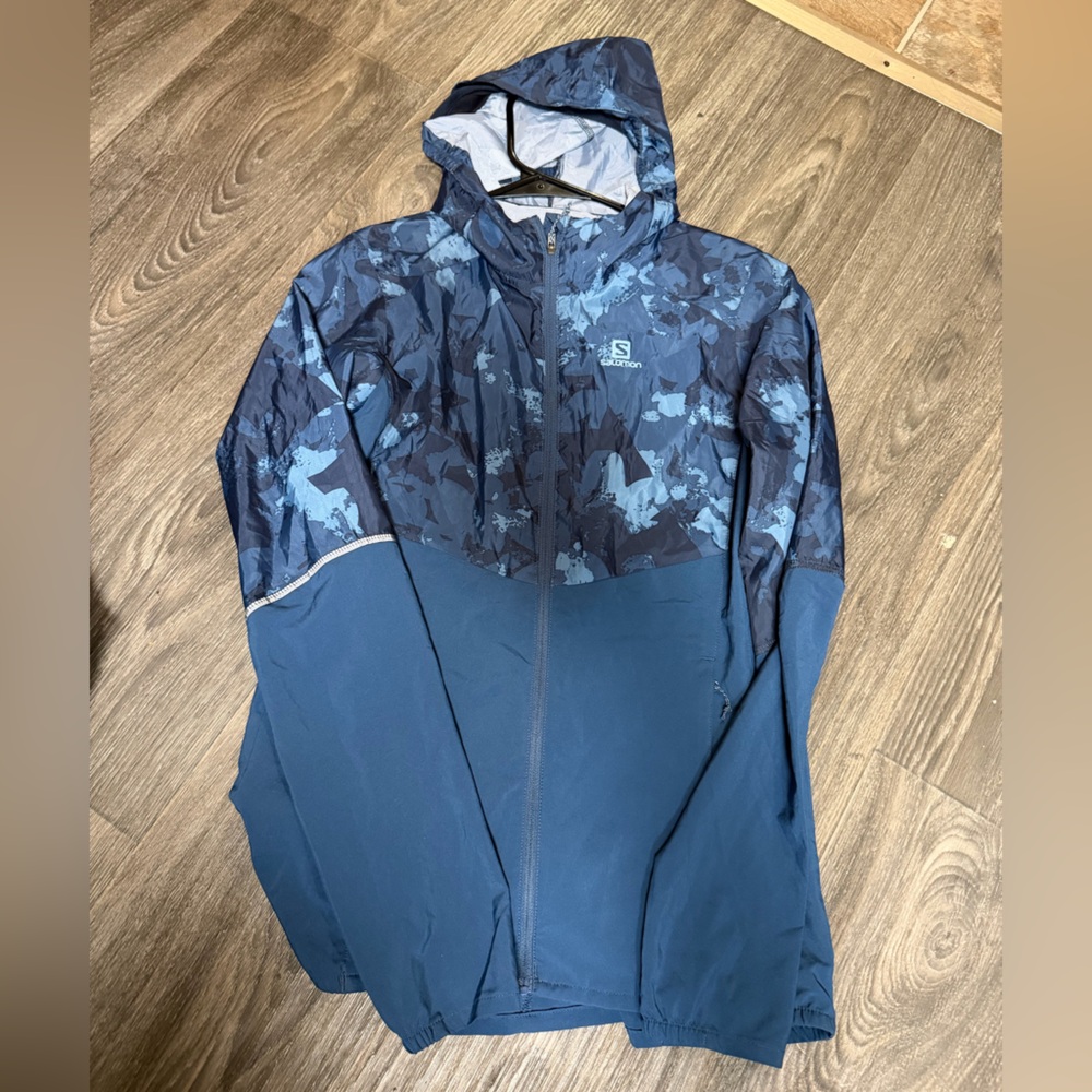 Salomon Patterned Windbreaker Jacket - image 1
